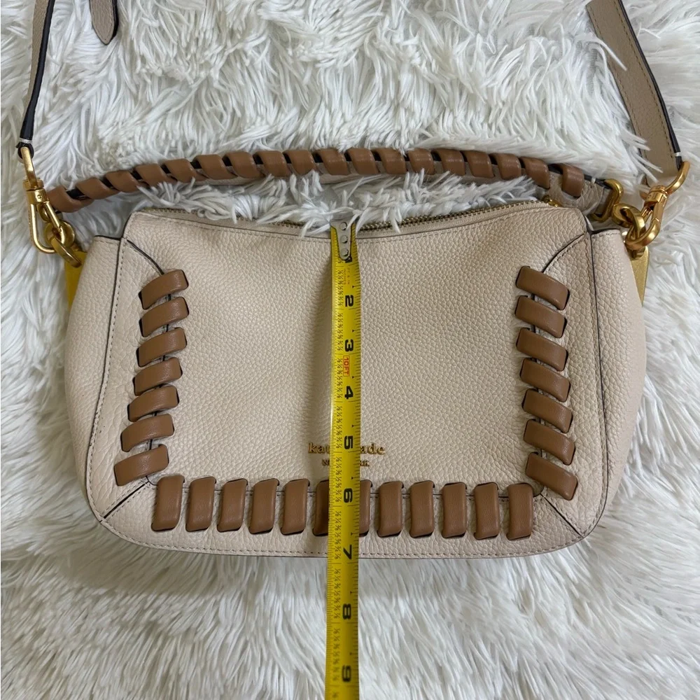 Kate Spade Cream and Brown Crossbody Bag